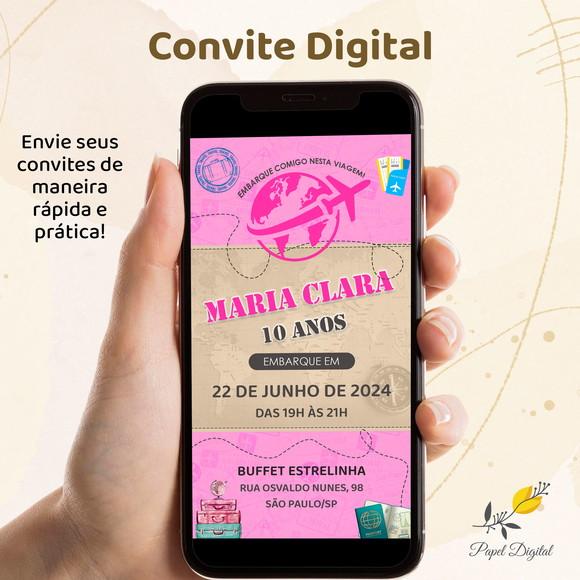 Convite Digital Volta ao Mundo