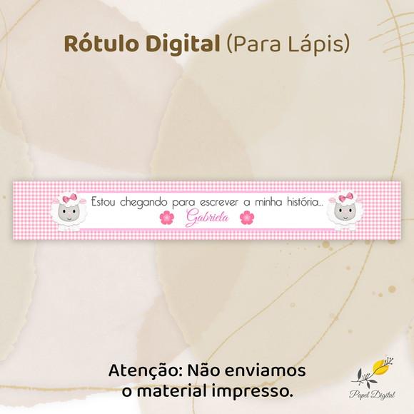 Rótulo para Lápis (arquivo Digital)