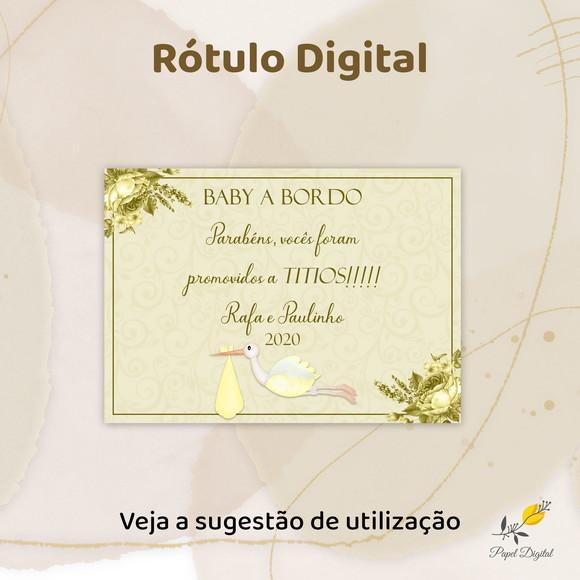 Rótulo de Vinho (arquivo Digital)