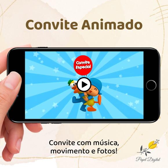 Convite Animado (vídeo) Pocoyo