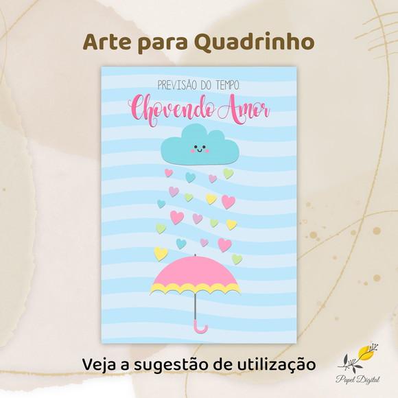 Arte Digital Chuva de Amor