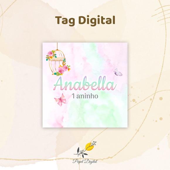 Tag Digital Jardim Modelo 1