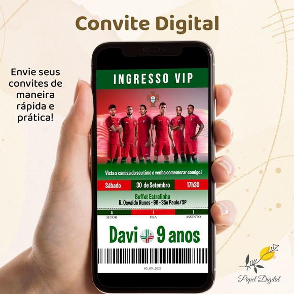 Convite Digital Seleção Portuguesa