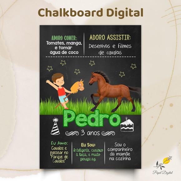 Chalkboard Digital Haras Modelo 2