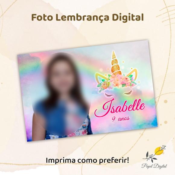 Foto Lembrança Digital Unicórnio