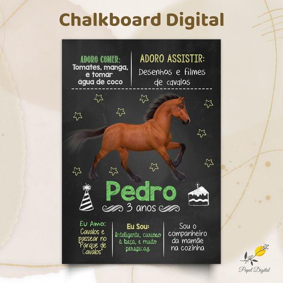 Chalkboard Digital Haras Modelo 1