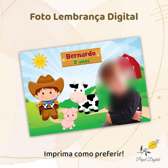Foto Lembrança Digital Fazendinha