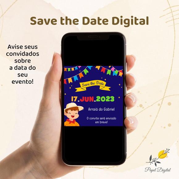 Save The Date Festa Junina Modelo 2