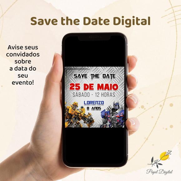Save The Date Digital Transformers Modelo 2