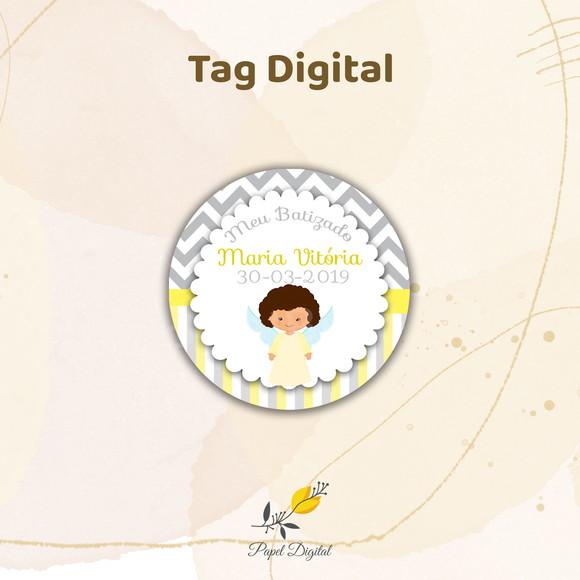 Tag Digital Batizado Modelo 1