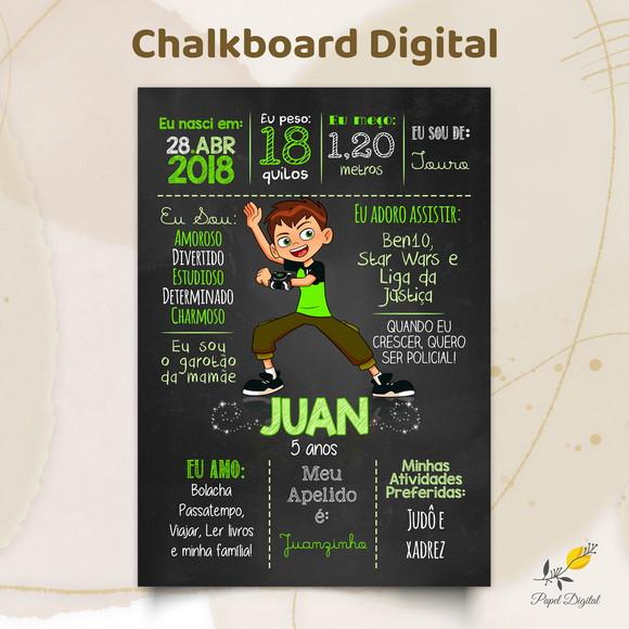 Chalkboard Digital Ben10