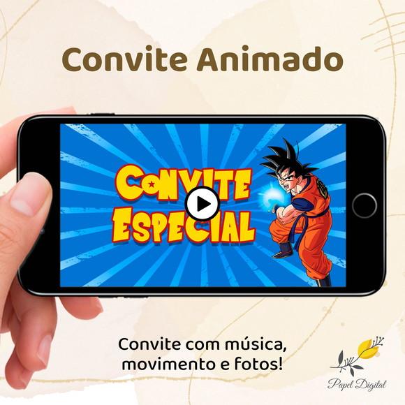 Convite Animado (vídeo) Dragon Ball Z