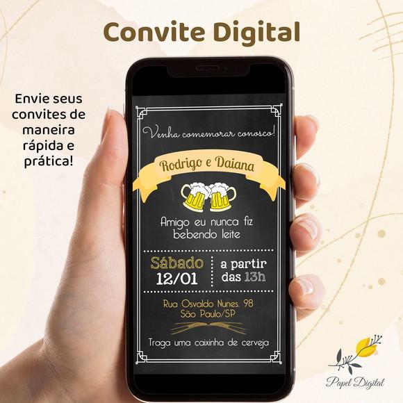 Convite Digital Boteco Modelo 6