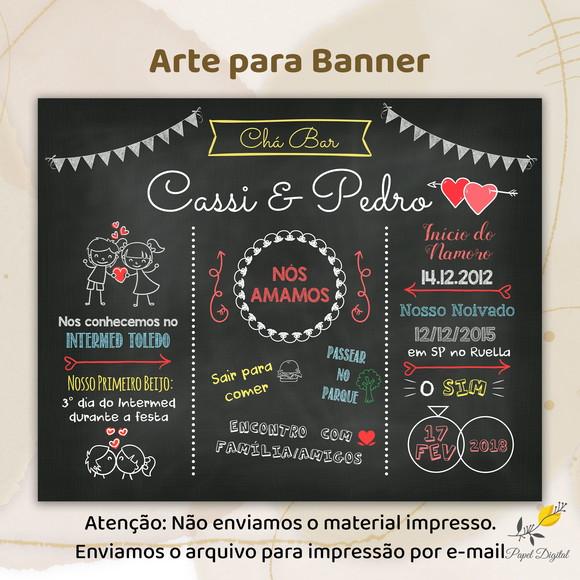 Banner Digital Chá Bar Modelo 4