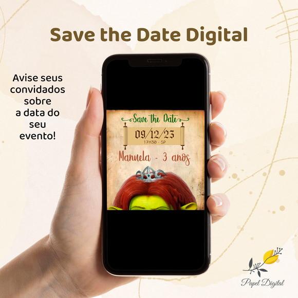 Save The Date Digital Fiona Modelo 1