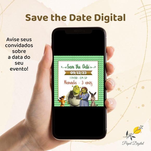 Save The Date Digital Shrek