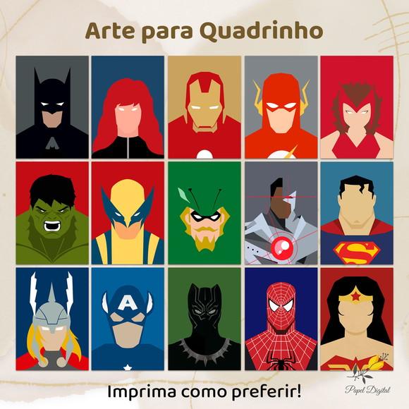 Kit Digital Super Heróis