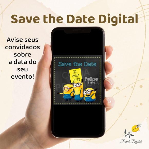 Save The Date Digital Minions