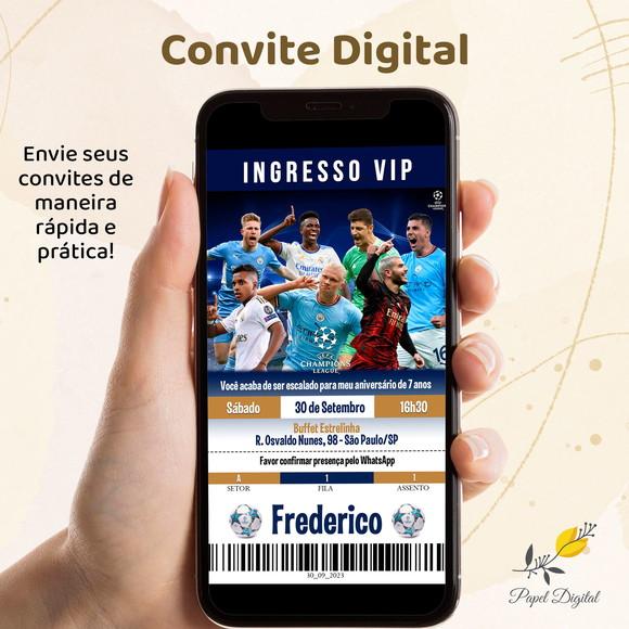 Convite Digital Futebol