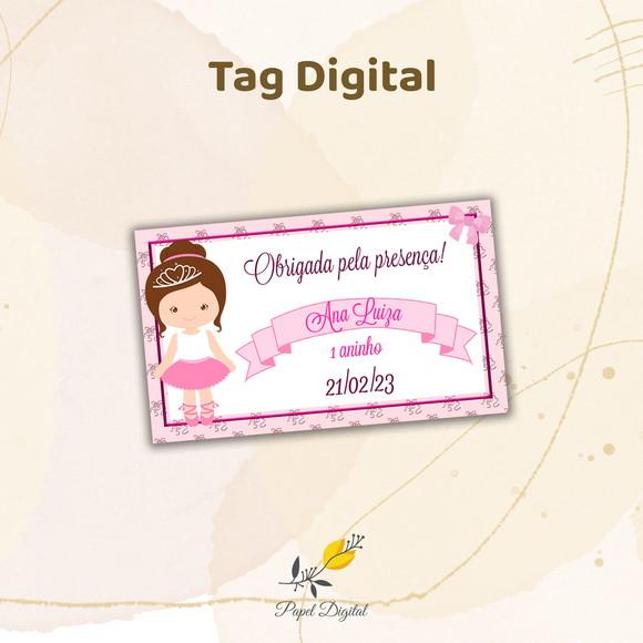Tag Digital Bailarina Modelo 1