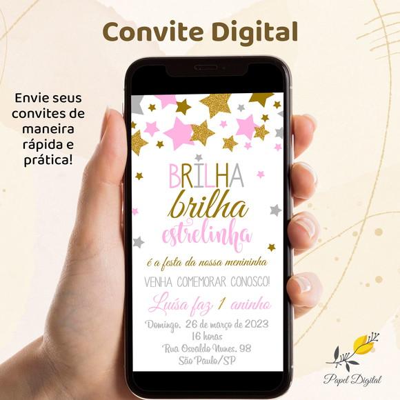 Convite Digital Aniversário Infantil Modelo6
