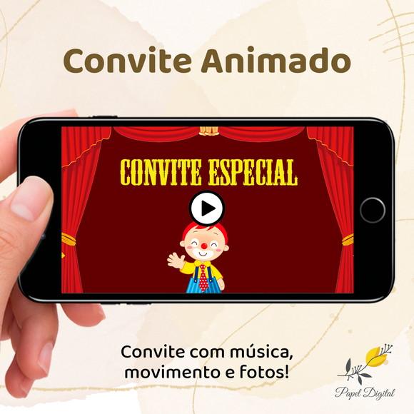 Convite Animado (vídeo) Circo