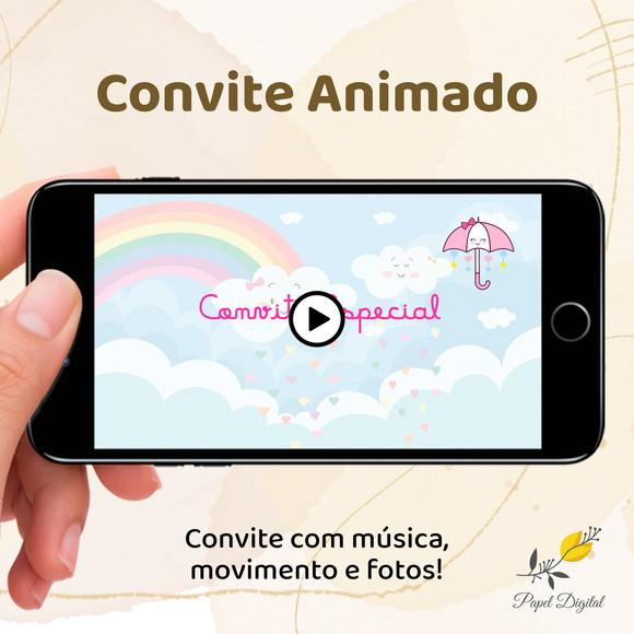 Convite Animado (vídeo) Chuva de Amor