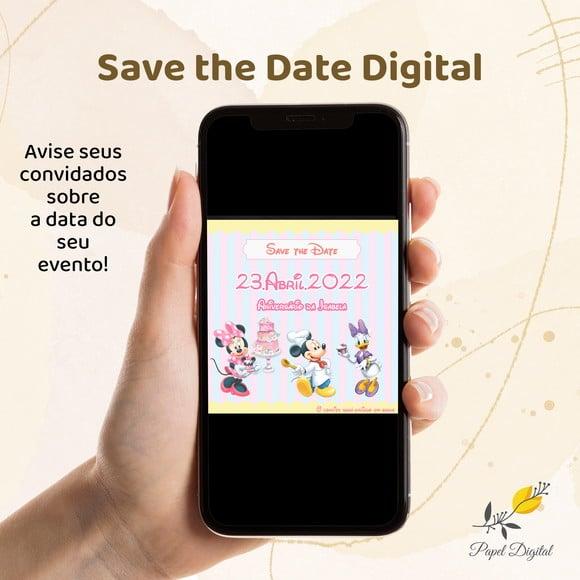 Save The Date Digital Minnie Modelo 5