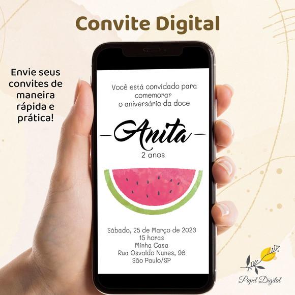 Convite Digital Aniversário Infantil Modelo5
