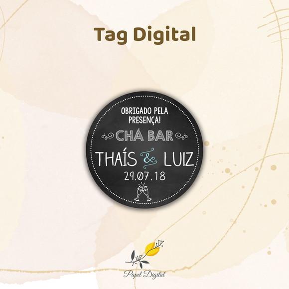 Tag Digital Chá Bar Modelo 1