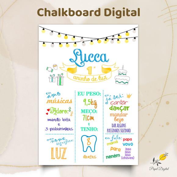 Chalkboard Digital Modelo 10