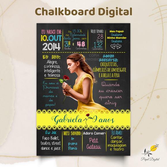 Chalkboard Digital Bela Modelo 4