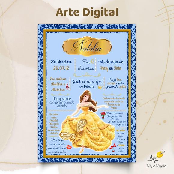 Arte Digital Princesa Bela