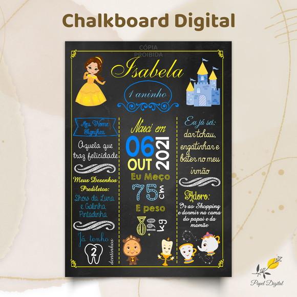 Chalkboard Digital Bela Modelo 1