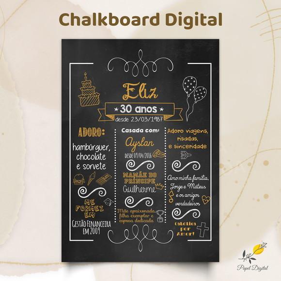 Chalkboard Digital Modelo 9