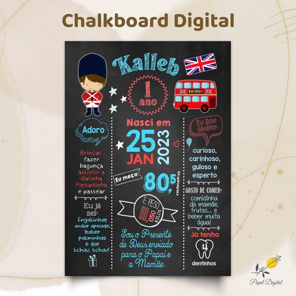 Chalkboard Digital Soldadinho