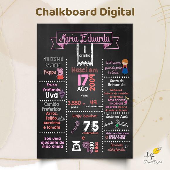 Chalkboard Digital Modelo 3