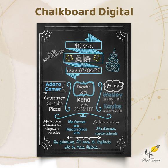 Chalkboard Digital Modelo 4