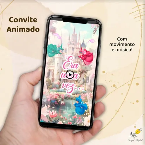 Convite Animado (vídeo) Bela Adormecida