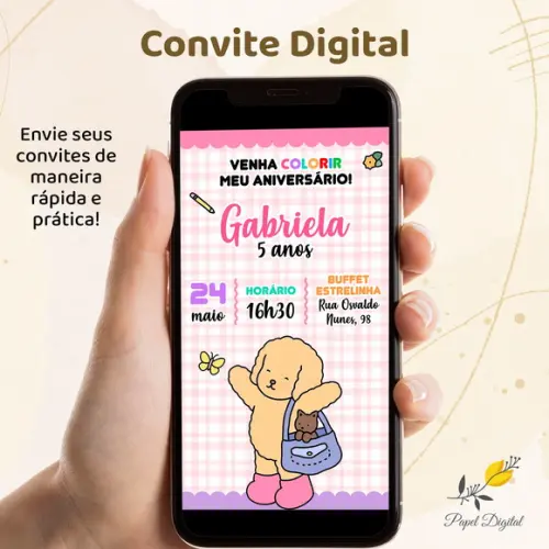Convite Digital Bobbie Goods