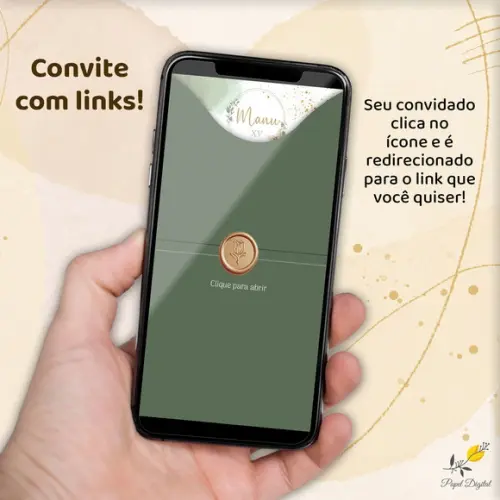 Convite Interativo 15 Anos