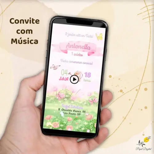 Convite com Música Harry Jardim