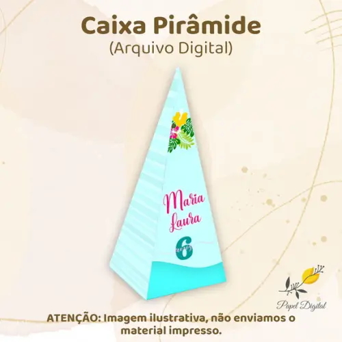 Caixa Pirâmide (arquivo Digital) Stitch
