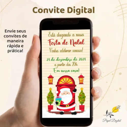 Convite Digital Natal Modelo 2