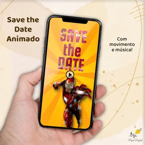 Save The Date Animado (vídeo) Vingadores