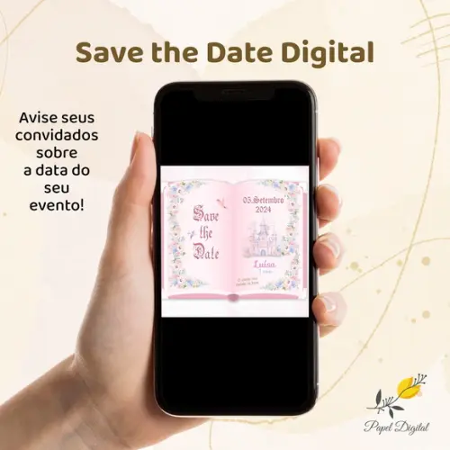 Save The Date Digital Era Uma Vez