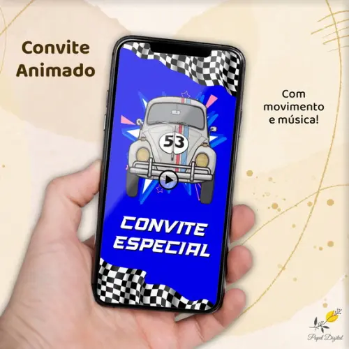 Convite Animado (vídeo) Herbie