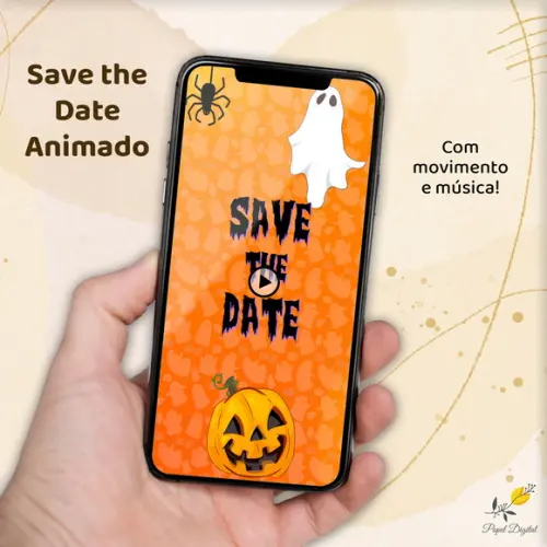 Save The Date Animado (vídeo) Halloween