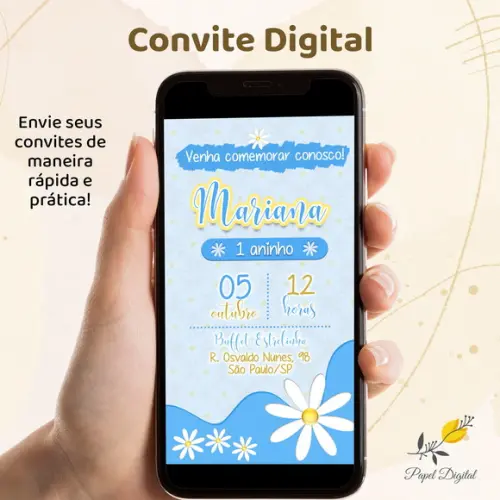 Convite Digital Margaridas