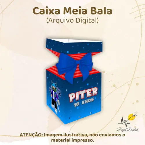 Caixa Meia Bala (arquivo Digital) Roblox